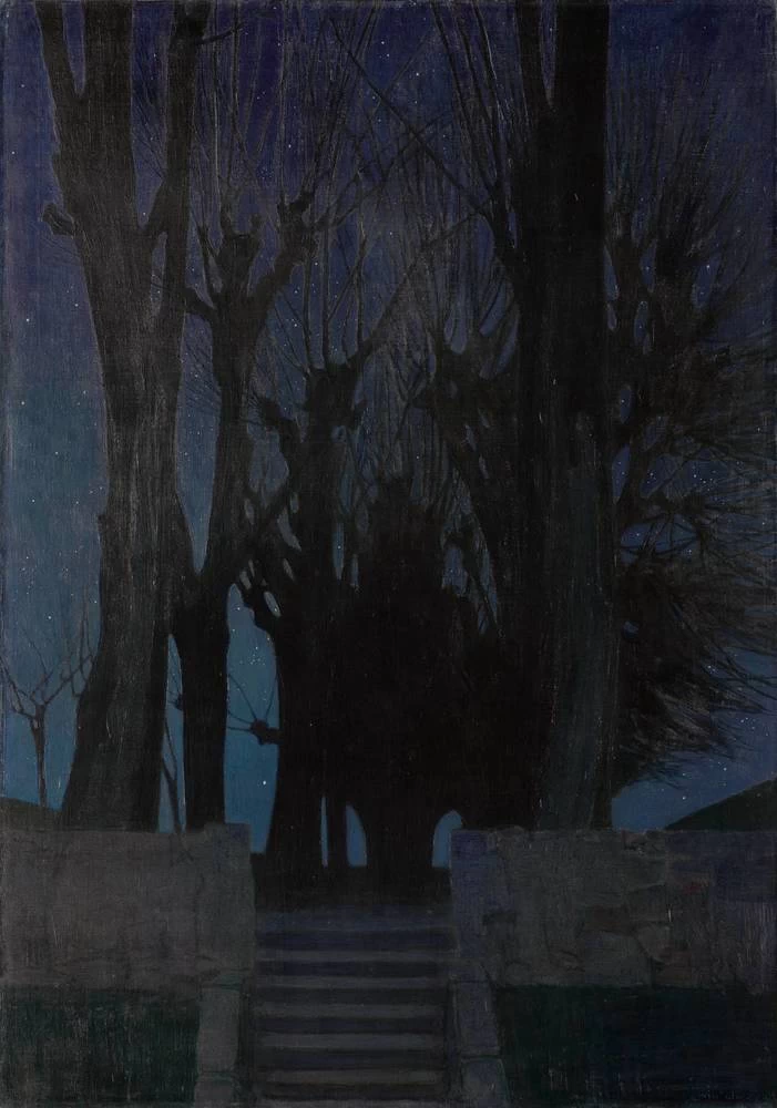 I salici di notte, 1904 - Staatliche Kunstsammlungen Dresden